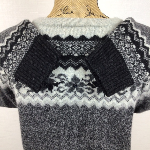 Eddie Bauer Wool Blend Cardigan Sweater Button Down - Picture 7 of 14